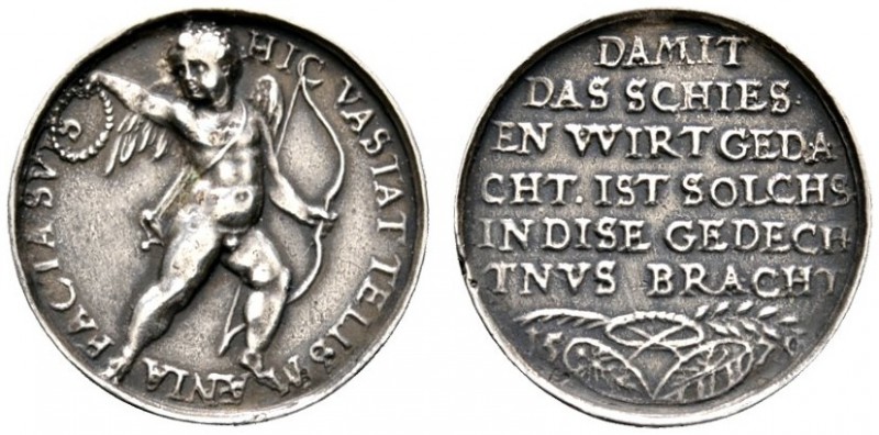 Altdeutsche Münzen und Medaillen 
 Nürnberg, Stadt 
 Silbermedaille 1579 von V...