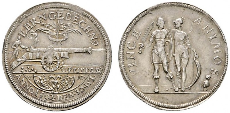 Altdeutsche Münzen und Medaillen 
 Nürnberg, Stadt 
 Silbermedaille 1592 von V...