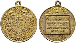 Altdeutsche Münzen und Medaillen 
 Nürnberg, Stadt 
 Tragbare, vergoldete Silbermedaille 1611 von Chr. Maler. Sogen. Wunschmedaille zu Ehren der Sta...