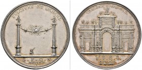 Altdeutsche Münzen und Medaillen 
 Nürnberg, Stadt 
 Silbermedaille 1712 von G.W. Vestner, auf den Einzug Kaiser Karls VI. in Nürnberg. Zwei Ehren­s...