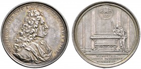 Altdeutsche Münzen und Medaillen 
 Nürnberg, Stadt 
 Silbermedaille 1718 von G.W. Vestner, auf den Tod des Patriziers Christoph Hieronymus Voit von ...