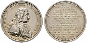 Altdeutsche Münzen und Medaillen 
 Nürnberg, Stadt 
 Silbermedaille 1735 von A. Vestner, auf den Tod des Juristen Philipp Caspar Pfannenstiel. Desse...