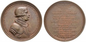 Altdeutsche Münzen und Medaillen 
 Nürnberg, Stadt 
 Bronzemedaille 1735 von A. Vestner, auf den 200. Todestag des Patriziers Christoph Kress von Kr...