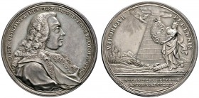 Altdeutsche Münzen und Medaillen 
 Nürnberg, Stadt 
 Silbermedaille 1753 von P.P. Werner, auf den Tod von Sigmund Pfinzing (1701-1753), Mitglied des...