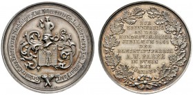 Altdeutsche Münzen und Medaillen 
 Nürnberg, Stadt 
 Silbermedaille 1861 von L.Chr. Lauer, auf das 100-jährige Jubiläum der Bleistiftfabrik A.W. Fab...