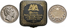 Altdeutsche Münzen und Medaillen 
 Nürnberg, Stadt 
 Silberne Prämienmedaille 1882 von J.A. Ries, der 1. Bayerischen Landes-, Industrie-, Gewerbe- u...