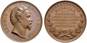 Altdeutsche Münzen und Medaillen 
 Nürnberg, Stadt 
 Bronzene Prämienmedaille 1882 von J.A. Ries, der 1. Bayerischen Landes-, Industrie-, Gewerbe- u...
