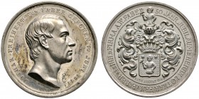 Altdeutsche Münzen und Medaillen 
 Nürnberg, Stadt 
 Versilberte Bronzemedaille 1889 von Lauer, auf das 50-jährige Jubiläum des Freiherrn Lothar von...