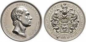 Altdeutsche Münzen und Medaillen 
 Nürnberg, Stadt 
 Versilberte Bronzemedaille 1889 von L.Chr. Lauer, auf das 50-jährige Jubiläum des Freiherrn Lot...