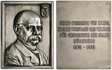 Altdeutsche Münzen und Medaillen 
 Nürnberg, Stadt 
 Matt versilberte Bronzeplakette 1903 unsigniert, auf den Justizrat Georg Wilhelm Friedrich Karl...
