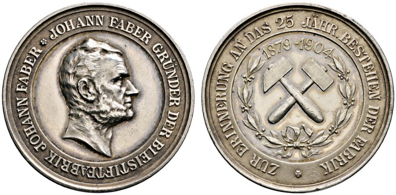 Altdeutsche Münzen und Medaillen 
 Nürnberg, Stadt 
 Silbermedaille 1904 von L...