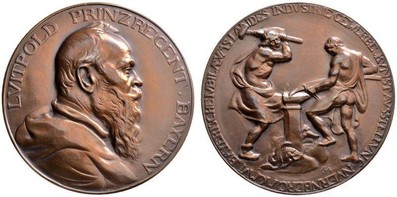 Altdeutsche Münzen und Medaillen 
 Nürnberg, Stadt 
 Bronzene Prämienmedaille ...