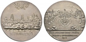 Altdeutsche Münzen und Medaillen 
 Nürnberg, Stadt 
 Versilberte Bronzemedaille 1906 von L.Chr. Lauer, auf die 3. bayerische Landes-, Industrie-, Ge...