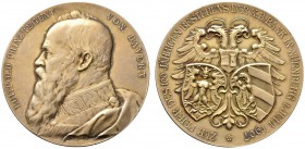 Altdeutsche Münzen und Medaillen 
 Nürnberg, Stadt 
 Matt vergoldete Silbermedaille 1907 von L.Chr. Lauer, auf die 100-Jahrfeier der Königlich Bayer...
