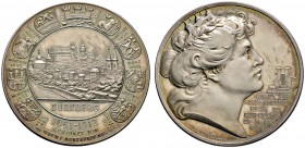 Altdeutsche Münzen und Medaillen 
 Nürnberg, Stadt 
 Silbermedaille 1912 nach einem Entwurf von F. König (geprägt bei Lauer), auf das 8. Deutsche Sä...