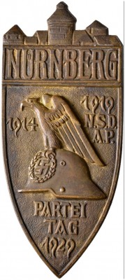 Altdeutsche Münzen und Medaillen 
 Nürnberg, Stadt 
 Einseitige Bronzeplakette...