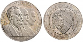 Altdeutsche Münzen und Medaillen 
 Nürnberg, Stadt 
 Silbermedaille 1932 von A. Hummel, auf die 50-Jahrfeier des Vereins für Münzkunde. Brustbilder ...