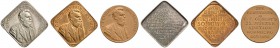 Altdeutsche Münzen und Medaillen 
 Nürnberg, Stadt 
 Lot von 3 Medaillen: Bronzemedaille 1906 auf die 25. Versteigerung von C.F. Gebert (24 mm); Bro...