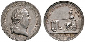Altdeutsche Münzen und Medaillen 
 Pfalz, Kurlinie 
 Karl Theodor 1742-1799 
 Silbermedaille 1786 von A. Schäffer und H. Boltschauser, auf die 400-...