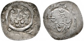 Altdeutsche Münzen und Medaillen 
 Regensburg, herzoglich bayerische Münzstätte 
 Ludwig I. der Kelheimer 1183-1231 
 Pfennig um 1200. Nach rechts ...