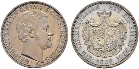 Altdeutsche Münzen und Medaillen 
 Reuss-ältere Linie zu Obergreiz 
 Heinrich XXII. 1859-1902 
 Vereinstaler 1868 A. AKS 15, J. 50, Thun 281, Kahnt...