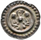 Altdeutsche Münzen und Medaillen 
 Rottweil, königliche Münzstätte 
 Brakteat 1300-1330. Relativ kleiner Adler innerhalb eines Wulstrings (mit 34 Pe...