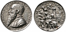 Altdeutsche Münzen und Medaillen 
 Sachsen-Kurfürstentum 
 Johann Friedrich der Großmütige 1532-1547 
 Silbermedaille 1544 von H. Reinhart d.Ä. (un...