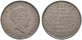 Altdeutsche Münzen und Medaillen 
 Sachsen-Albertinische Linie 
 Anton 1827-1836 
 Konventionstaler 1829 S. AKS 66, J. 60, Thun 309, Kahnt 435.
 f...
