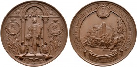 Altdeutsche Münzen und Medaillen 
 Sachsen-Albertinische Linie 
 Albert 1873-1902 
 Bronzemedaille 1889 von K. Diller, auf das 800-jährige Bestehen...