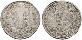 Altdeutsche Münzen und Medaillen 
 Sachsen-Alt-Gotha (Coburg-Eisenach) 
 Johann Casimir und Johann Ernst 1572-1633 
 Taler 1618 -Saalfeld-. KOR 158...