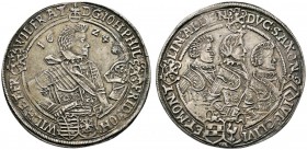 Altdeutsche Münzen und Medaillen 
 Sachsen-Altenburg 
 Johann Philipp und seine drei Brüder 1603-1625 
 Taler 1624 -Saalfeld-. Kernb. 6.2, Slg. Mer...
