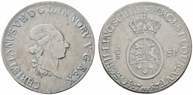 Altdeutsche Münzen und Medaillen 
 Schleswig-Holstein, königliche Linie 
 Christian VII. 1784-1808 
 2/3 Speciesdaler zu 40 Schilling 1787 -Altona-...