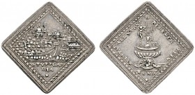 Altdeutsche Münzen und Medaillen 
 Stuttgart, Stadt 
 Silberabschlag von der Doppelten Taufpaten-Dukatenklippe o.J. (um 1740). Stempel von J. Daniel...