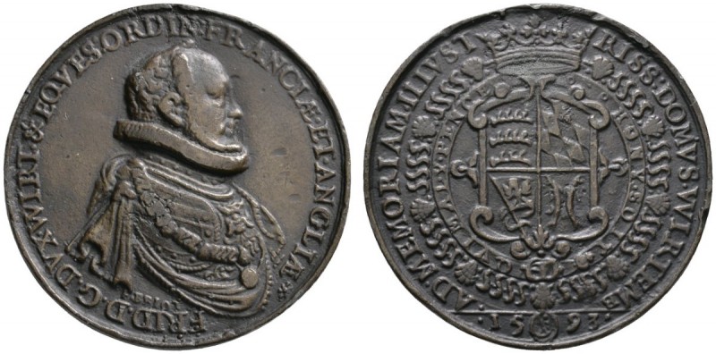 Altdeutsche Münzen und Medaillen 
 Württemberg 
 Friedrich I. 1593-1608 
 Bro...