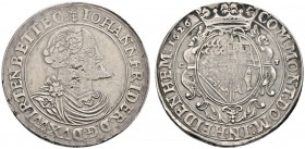Altdeutsche Münzen und Medaillen 
 Württemberg 
 Johann Friedrich 1608-1628 
 Taler 1626 -Christophstal-. KR 330 var. (HEIDENHEM:), Ebner 348 vgl.,...