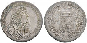 Altdeutsche Münzen und Medaillen 
 Württemberg 
 Wilhelm Ludwig 1674-1677 
 Taler 1677. Stempel von J.Chr. Müller. Gepanzertes Brustbild nach recht...