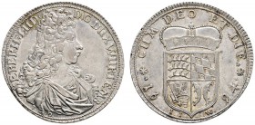 Altdeutsche Münzen und Medaillen 
 Württemberg 
 Eberhard Ludwig 1693-1733 
 1/2 Taler 1694. Stempel von J.D. Daniel. Brustbild im römischen Panzer...