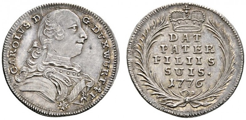 Altdeutsche Münzen und Medaillen 
 Württemberg 
 Karl Eugen 1744-1793 
 Klein...