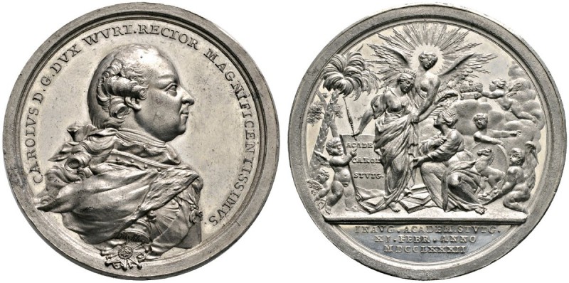 Altdeutsche Münzen und Medaillen 
 Württemberg 
 Karl Eugen 1744-1793 
 Zinnm...
