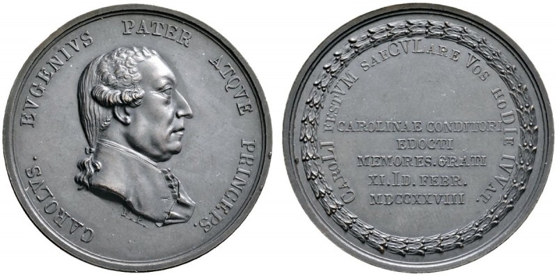 Altdeutsche Münzen und Medaillen 
 Württemberg 
 Karl Eugen 1744-1793 
 Dunke...