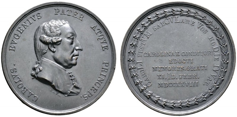 Altdeutsche Münzen und Medaillen 
 Württemberg 
 Karl Eugen 1744-1793 
 Dunke...