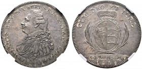 Altdeutsche Münzen und Medaillen 
 Württemberg 
 Friedrich II./I. 1797-1806-1816 
 Konventionstaler 1803 -Stuttgart-. Auf die Erlangung der Kurfürs...