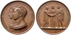 Altdeutsche Münzen und Medaillen 
 Württemberg 
 Alexander (II.) *1804, †1881, Herzog von Württemberg, Sohn des Herzogs Alexander (I.) 
 Bronze­med...
