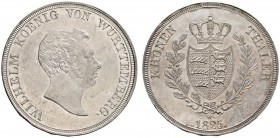 Altdeutsche Münzen und Medaillen 
 Württemberg 
 Wilhelm I. 1816-1864 
 Kronentaler 1825. KR 63c, AKS 66 Anm., J. 55, Thun 434, Kahnt 586.
 leicht...