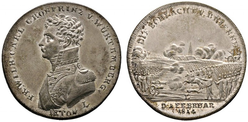 Altdeutsche Münzen und Medaillen 
 Württemberg 
 Wilhelm I. 1816-1864 
 Jeton...