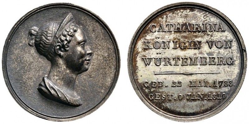 Altdeutsche Münzen und Medaillen 
 Württemberg 
 Katharina Pawlowna *1788, †18...
