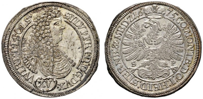 Altdeutsche Münzen und Medaillen 
 Württemberg-Öls 
 Sylvius Friedrich 1664-16...
