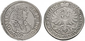 Altdeutsche Münzen und Medaillen 
 Württemberg-Öls 
 Sylvius Friedrich 1664-1697 
 15 Kreuzer 1676 -Öls-. Raff 28, Ebner 39a, Fr.u.S. 2308. -Walzen...