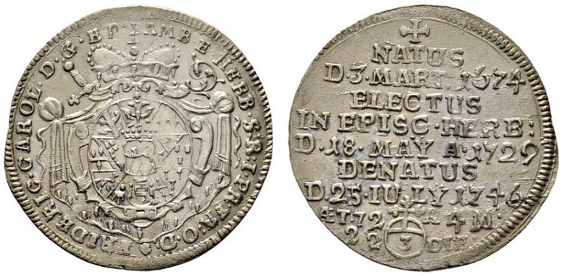 Altdeutsche Münzen und Medaillen 
 Würzburg-Bistum 
 Friedrich Karl von Schönb...