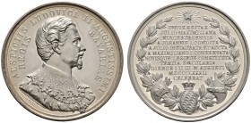 Altdeutsche Münzen und Medaillen 
 Würzburg-Stadt 
 Silbermedaille 1882 von J. Ries, auf das 300-jährige Jubiläum der Universität Würzburg. Brustbil...